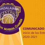 COMUNICADO: Retraso del inicio de los Entrenamientos 2020-2021