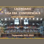 Este es el calendario de nuestro equipo EBA para la temporada 21-22.